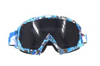 Brýle pro motokros modré (Moto brýle minicross pitbike čtyřkolka)