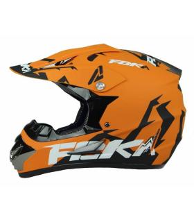 Cross helma oranžová XTR (Motocrossová přilba oranžová)