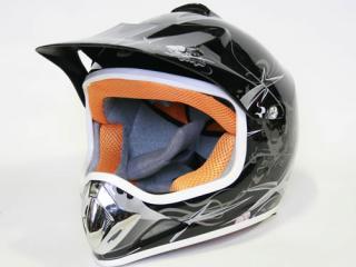 Dětská helma Nitro černá (Dětská moto přilba krosová)
