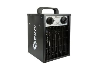 Elektrický ohřívač vzduchu s ventilátorem 2kW GEKO G80400 (Elektrický přímotop Geko 2kW)