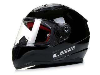 Integrální moto přilba LS2 FF353 Rapid Solid black (Integrální moto helma LS2 FF353 Rapid Solid černá)