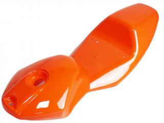 Kapotáž minibike podsedák oranžový (Plasty na minibike podsedlo oranžové)