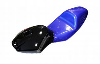 Kapotáž minibike podsedák (Plasty na minibike podsedlo modré)