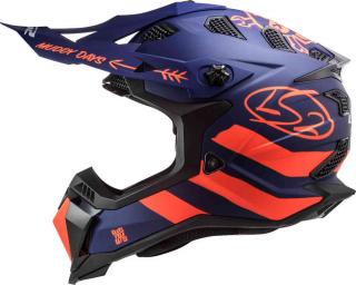 Krosová moto přilba LS2 MX700 Subverter Evo Astro cargo blue (Motokrosová helma LS2 MX700 Subverter Evo Astro cargo modrá)