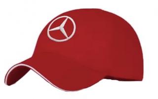 Kšiltovka Mercedes červená (Čepice Mercedes červená)