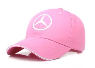 Kšiltovka Mercedes růžová (Čepice Mercedes)