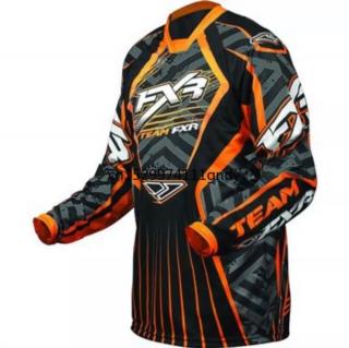 Moto dres dětský FXR oranžový (Motocrossový dres FXR dětský )