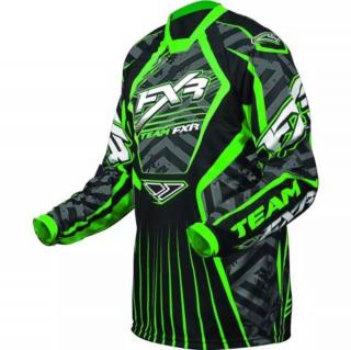 Moto dres dětský FXR zelený (Motocrossový dres FXR dětský zelený)