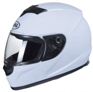 Moto helma integrální bílá (Integrální moto přilba Awina)