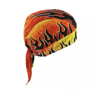 Moto šátek plamen (Šátek na motorku koloběžku Chopper)