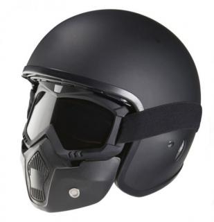 Motocrossová ochranná maska s brýlemi
