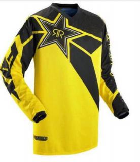Motokrosový dres Rockstar žlutý (Dres pro motocros Rockstar žlutý)