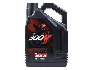 Motorový olej MOTUL 300V 4T FL ROAD RACING 15W50 4L (Motorový olej pro 4T do motorky)