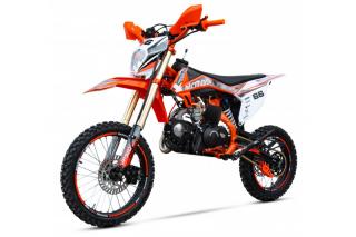 Oranžový pitbike XB66 125cc 4T el.start (Pitbike 17/14 oranžový)