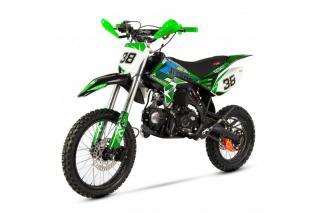 Pitbike XB38 125cc 4T el.start zelený (Pitbike 17/14 zelený)