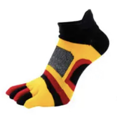 Prstové ponožky nízké (Nízké prstové ponožky barevné)