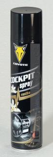 COYOTE - cockpit spray - vanilka (přípravek na ošetřování interiéru vozidla - 400 ml)
