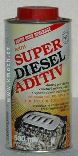 Super diesel aditiv - letní (multifunkční přísada do motorové nafty v bal. 500 ml)