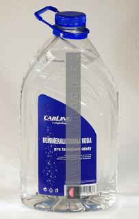voda demineralizovaná (4L) (demineralizovaná (destilovaná) voda pro technické účely ve 4L balení)