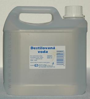 voda destilovaná (3L) (destilovaná voda pro technické účely ve 3L balení)