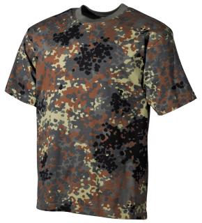 BW Tričko flecktarn - krátké rukávy Velikost: L