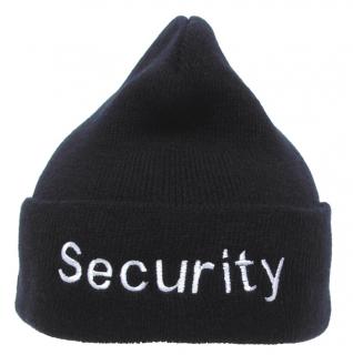 Čepice ohrnovací Acryl černá Security