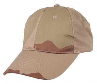 Klasická čepice s kšiltem Basebalka desert 3 barvy