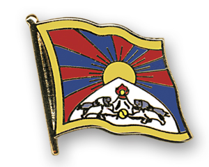Odznáček vlajka Tibet