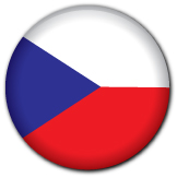 Placka vlajka Česká republika 25 mm