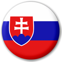 Placka vlajka Slovensko 25 mm
