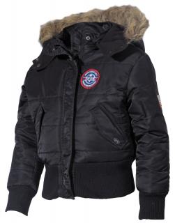 US dětská bunda Aljaška N2B černá Velikost: M