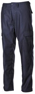 US klasické kalhoty BDU modré s podšitými koleny a sedací částí Velikost: L