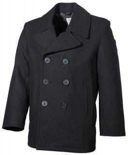 US námořní kabát PEA COAT černý Velikost: L