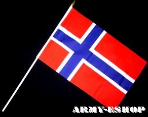 Vlaječka - praporek Norsko 30 x 45 cm