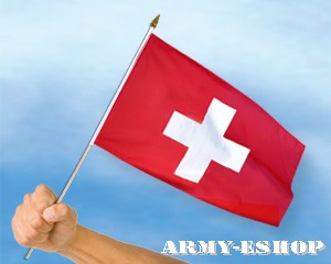 Vlaječka - praporek Švýcarsko 30 x 45 cm