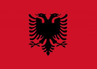Vlajka Albánie o velikosti 90 x 150 cm