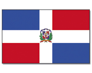 Vlajka Dominikánská republika o velikosti 90 x 150 cm