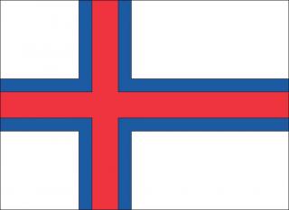 Vlajka Faerské ostrovy o velikosti 90 x 150 cm
