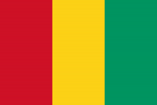 Vlajka Guinea o velikosti 90 x 150 cm