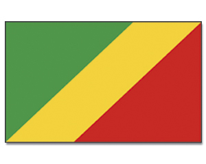 Vlajka Kongo o velikosti 90 x 150 cm