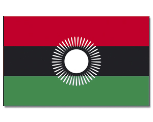 Vlajka Malawi o velikosti 90 x 150 cm