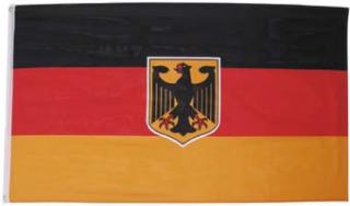 Vlajka Německo s orlem o velikosti 90 x 150 cm