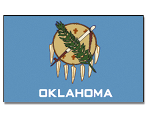 Vlajka Oklahoma o velikosti 90 x 150 cm