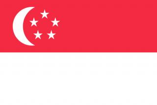 Vlajka Singapur o velikosti 90 x 150 cm