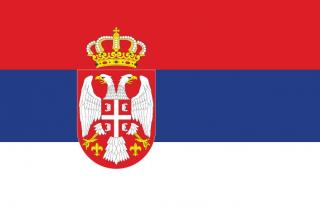 Vlajka Srbsko o velikosti 90 x 150 cm