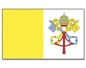 Vlajka Vatikán o velikosti 90 x 150 cm