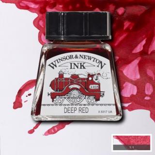 227 Deep red 14ml Drawing ink Winsor and Newton (barevná tuš)