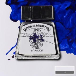 688 Violet 14ml Drawing ink Winsor and Newton (barevná tuš)