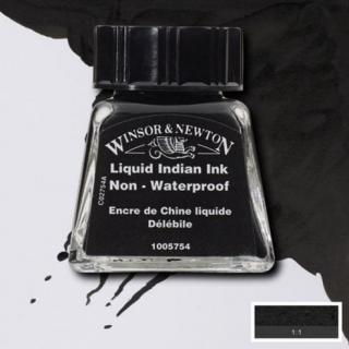 754 Liquid indian (není voděodolná) 14ml Drawing ink Winsor and Newton (barevná tuš)