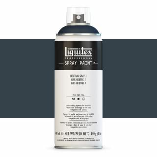 Akrylová barva ve spreji neutral grey 3 Professional 400ml Liquitex